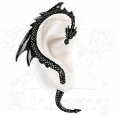 Alchemy Gothic fülbevaló A Sárkányé Lure - Fekete - ALCHEMY GOTHIC - E274B
