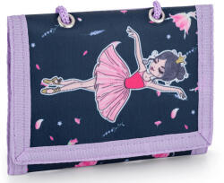 KARTON PP Balerina pénztárca, 10x14cm, sötétkék-rózsaszín (KPP-9-57723)