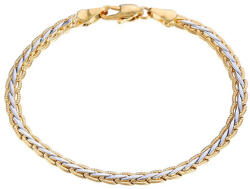  Elegance Abélia gold filled karlánc arany - fehérarany fazonban 4 mm 18 cm - 20 cm - 22, 5 cm választható (KAR - 122)