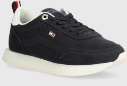 Tommy Hilfiger sportcipő FLAG KNIT RUNNER sötétkék, FW0FW07916 - sötétkék Női 41