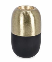 Bizzotto Set 8 suporturi lumanari metal auriu negru Saad 6.5x11 cm (0185295)