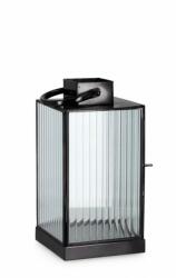Bizzotto Set 2 felinare metal negru Tehri 14x14x27.5 cm (0140397)