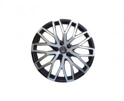 ALM Set capace roti EVO negru+argintiu 15 (ALM 290923-15)