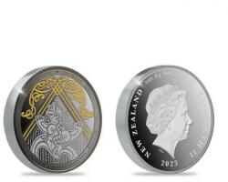 Rūaumoko: Gardianul vulcanilor -1 Oz Monedă de colecție din argint de 1 Oz