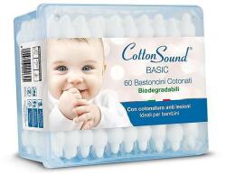 Cotton Sound Бебешки клечки за уши Cotton Sound - Бели, 60 броя (19516)