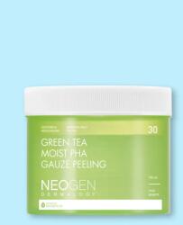 Neogen Peeling korongok Dermalogy Green Tea Moist PHA Gauze Peeling - 190 ml / 30 db