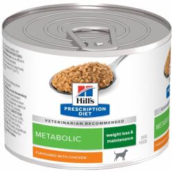 Hill's Prescription Diet 12x200g Hill's Prescription Diet Metabolic Weight Management csirke kutyatáp