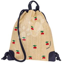 Jeune Premier Sac pentru încălțăminte și trening City Bag Raffia Cherry Jeune Premier design ergonomic de lux 41*27 cm (JPCI024218)