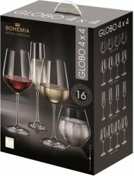 Bohemia Royal Crystal Globo Szett, 16 db (17061)