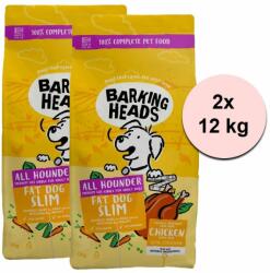 Barking Heads & Meowing Heads Barking Heads All Hounder Fat Dog Slim Chicken 2 x 12 kg