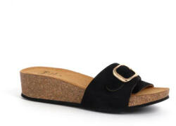 Scholl RAPALLO BUCKLE fekete papucs Memory Cushion® technológiával 35-42