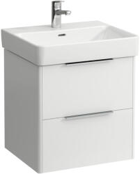 Laufen BASE Alsószekrény, két fiókkal a 810962 mosdóhoz, Fényes Fehér H4021721102611 (H4021721102611)