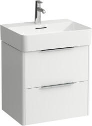 Laufen BASE Alsószekrény két fiókkal a 810282 mosdóhoz, Matt Fehér H4021921102601 (H4021921102601)