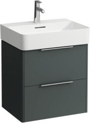 Laufen BASE Alsószekrény két fiókkal a 810282 mosdóhoz, Traffic Szürke H4021921102661 (H4021921102661)