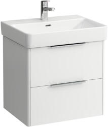 Laufen BASE Alsószekrény két fiókkal a 810963 mosdóhoz, Matt Fehér H4022321102601 (H4022321102601)
