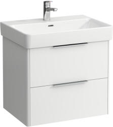 Laufen BASE Alsószekrény két fiókkal a 810964 mosdóhoz, Matt Fehér H4022921102601 (H4022921102601)