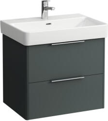 Laufen BASE Alsószekrény két fiókkal a 810964 mosdóhoz, Traffic Szürke H4022921102661 (H4022921102661)
