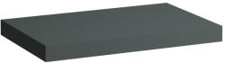Laufen LANI Mosdótartó lap, 80 cm, kivágás nélkül, 65 mm vastag, 2 tartókonzollal, Traffic Szürke H4046501122661 (H4046501122661)