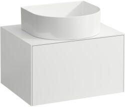 Laufen SONAR Fiók elem, 1 fiók, 812340, 812341, 812342, 812343 mosdótálakhoz, kivágással középen, Matt Fehér H4054010341701 (H4054010341701)