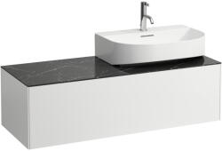 Laufen SONAR Fiók elem, 1 fiók, 816341, 816342 mosdókhoz, bal / jobb oldali kivágással, Matt Fehér/Nero Marquina H4054530341431 (H4054530341431)