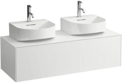 Laufen SONAR Fiók elem, 1 fiók, 816341 kézmosóhoz, bal és jobb oldali kivágással, Matt Fehér H4054540341701 (H4054540341701)