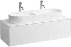 Laufen SONAR Fiók elem, 1 fiók, 812348, 812349 mosdótálakhoz, kivágással középen, Matt Fehér H4054710341701 (H4054710341701)