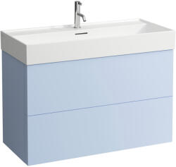 Laufen Kartell LAUFEN Alsószekrény a H810337 mosdóhoz, 2 fiókkal, Szürkéskék H4076320336451 (H4076320336451)
