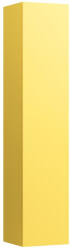 Laufen Kartell LAUFEN Magas szekrény 1 ajtóval, bal oldali zsanérral, 4 üvegpolccal, Mustár Sárga H4082870336441 (H4082870336441)