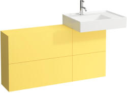 Laufen Kartell LAUFEN Oldal polc egy ajtóval és két polccal, mosdó jobbos, Mustár Sárga H4082920336441 (H4082920336441)