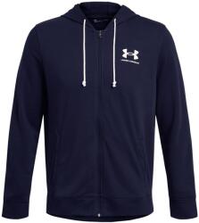 Under Armour Férfi sportos cipzáras pulcsi Under Armour RIVAL TERRY LC FZ kék 1370409-410 - M