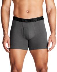 Under Armour Férfi boxer nadrág Under Armour PERF COTTON 6IN (3-PACK) szürke 1383889-025 - XXL