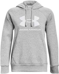 Under Armour Női sportos cipzár nélküli pulcsi Under Armour RIVAL FLEECE BIG LOGO HDY W szürke 1379501-012 - S