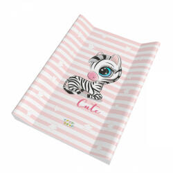  Babastar merev pelenkázó lap 50*80 cm - Rózsaszín zebra