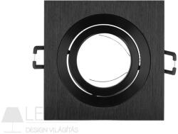 GMLedline LEDline® downlight aluminium square adjustable SLIM black brushed AKROS (LL-241208)