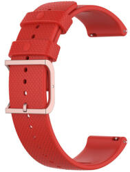 BSTRAP Silicone Rain szíj Garmin Vivoactive 5, red