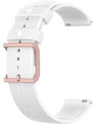 BSTRAP Silicone Rain szíj Garmin Vivoactive 5, white
