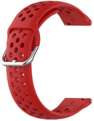 BSTRAP Silicone Dots szíj Garmin Vivoactive 5, red