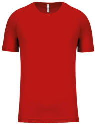 Proact PA445 rövid ujjú kereknyakú gyerek sportpóló Proact, Red-6/8 (pa445re-6-8)