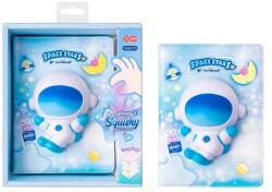Traders notesz squishy-vel, A5, 128 mintás lap, űrhajós, iigen