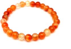 R. M. ékszer Karneol vil gyerek golyó karkötő 6mm (058028)