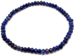 R. M. ékszer Achát tűz faz szin sötétkék korong kari 4x3mm (059604)