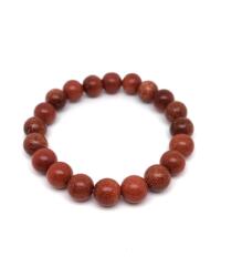 R. M. ékszer Ásvány karkötők Goldstone vörös golyó karkötő 10mm (058870)