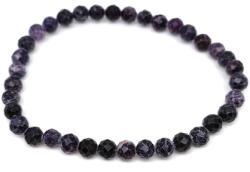 R. M. ékszer Lepidolit fazettált golyó karkötő 5, 5mm (058526)