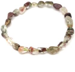 R. M. ékszer Tibeti kvarc pebble karkötő AB 6-10mm (058233)