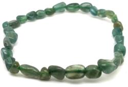 R. M. ékszer Apatit zöld pebble karkötő AB 6-10mm (058786)