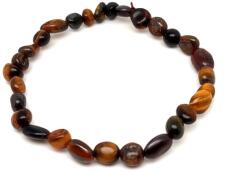 R. M. ékszer Multi tigrisszem pebble karkötő A 6-10mm (058416)