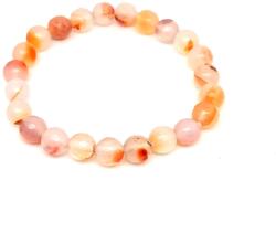 R. M. ékszer Achát fazettált narancs golyó kari 8mm (058649)