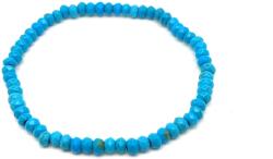 R. M. ékszer Achát fazettált szin vil kék korong kari 4x3mm (059600)