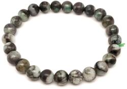 R. M. ékszer Smaragd golyó karkötő 7-8mm (059481)