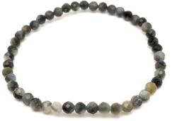 R. M. ékszer Sasszem fazettált golyó karkötő 4-5mm (059185)